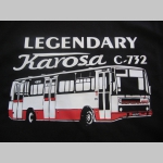 Legendary KAROSA C-732 mikina s kapucou stiahnutelnou šnúrkami a klokankovým vreckom vpredu